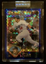 PAUL LO DUCA Dodgers 2003 Topps Chrome X-Fractor #37 Uncirculated Card #50/50