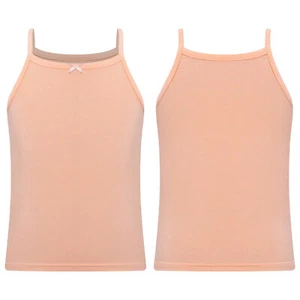 Kids Girls Crop Top T-shirt Vest Hip Hop Camisole Party Undershirt Athletic Gym - Picture 1 of 68