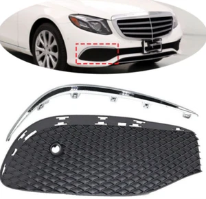 Front Bumper right Side Grille W/Trim For Mercedes Benz W213 E300 E400 2017-2019 - Picture 1 of 3