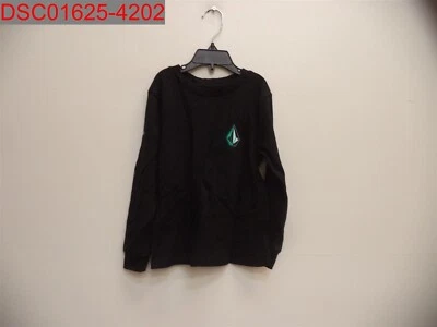 Camiseta de manga larga Volcom negra Iconic Stone para niños pequeños, talla 2T 196134047056 Foto 1 de 4