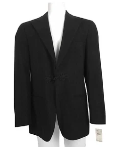 NEW $1595 Ralph Lauren Tuxedo Jacket! 39 R 100% Cashmere Brocade Clasp Front - Picture 1 of 5