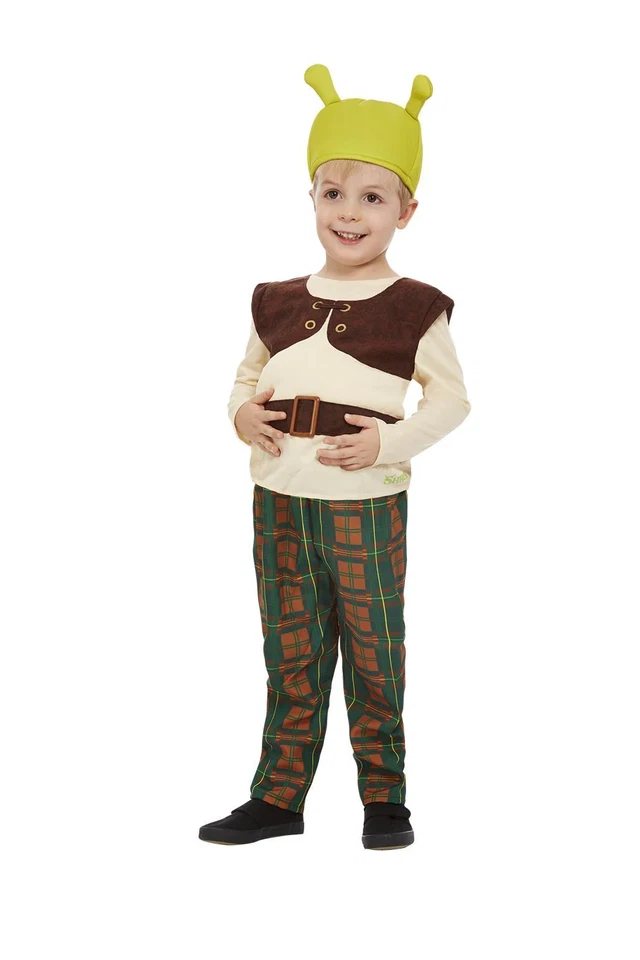 Disfraz Shrek Niños Día Mundial del Libro Licencia Película Vestido Elegante Conjunto Edad 1-4 Foto 1 de 1