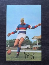 1965 VFL Mobil Footy Photos #34 John Schultz Footscray