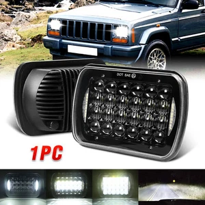 For Jeep XJ YJ for Chevy S10 DOT 7x6 5x7" Rectangle LED Headlight Hi-Lo Beam DRL - Picture 1 of 12