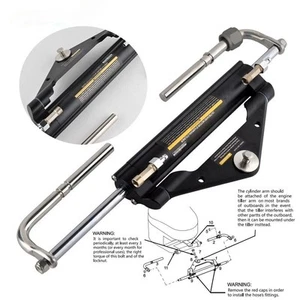 90-150HP Single Hydraulic Steering Cylinder Outboard Marine For Yamaha Mercury - Picture 1 of 2