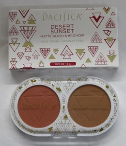 NEW Pacifica DESERT SUNSET Matte Blush & Bronzer Duo 8g/.28oz Full Size In Box - Picture 1 of 3