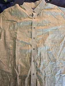 Roundtree & Yorke Herren Kurzarm Button Down Grün XL Hemd Angeln - Bild 1 von 7