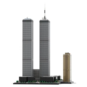 Compatible World Trade Center Complex 1:800 Scale Architecture 7121 Pieces - Picture 1 of 7