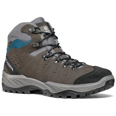 SCARPA MISTRAL GORETEX SCARPONE MONTAGNA TREKKING ESCURSIONISMO GRIGIO BLU 30026 - Imagen 1 de 4