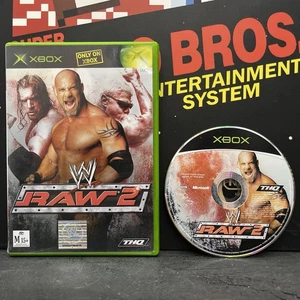 WWE Raw 2 Microsoft Xbox PAL TESTED FREE TRACKED POSTAGE - Picture 1 of 10