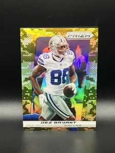 2013 Panini Prizm Dez Bryant Camo Prizm SSP Dallas Cowboys  - Bild 1 von 2