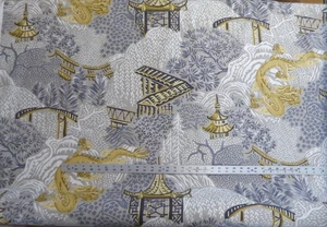 Trend Vern Yip 04225 Citrine Chinoiserie Tela Mezcla Algodón - Imagen 1 de 12