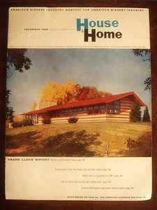 Ultra Rare 1955 FRANK LLOYD WRIGHT USONIAN PRE-FABRICATED HOMES BROCHURE - Picture 1 of 5