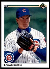 1990 Shawn Boskie Chicago Cubs Upper Deck Baseball Card # 722