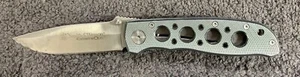 Smith & Wesson CK105H Extreme Ops Silver Plain Blade Knife - Great Condition - Picture 1 of 10