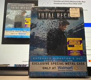 *NEU* TOTAL RECALL BLU-RAY 3-DISC DIRECTOR'S CUT STEELBOOK: WALMART EXKLUSIV - Bild 1 von 24
