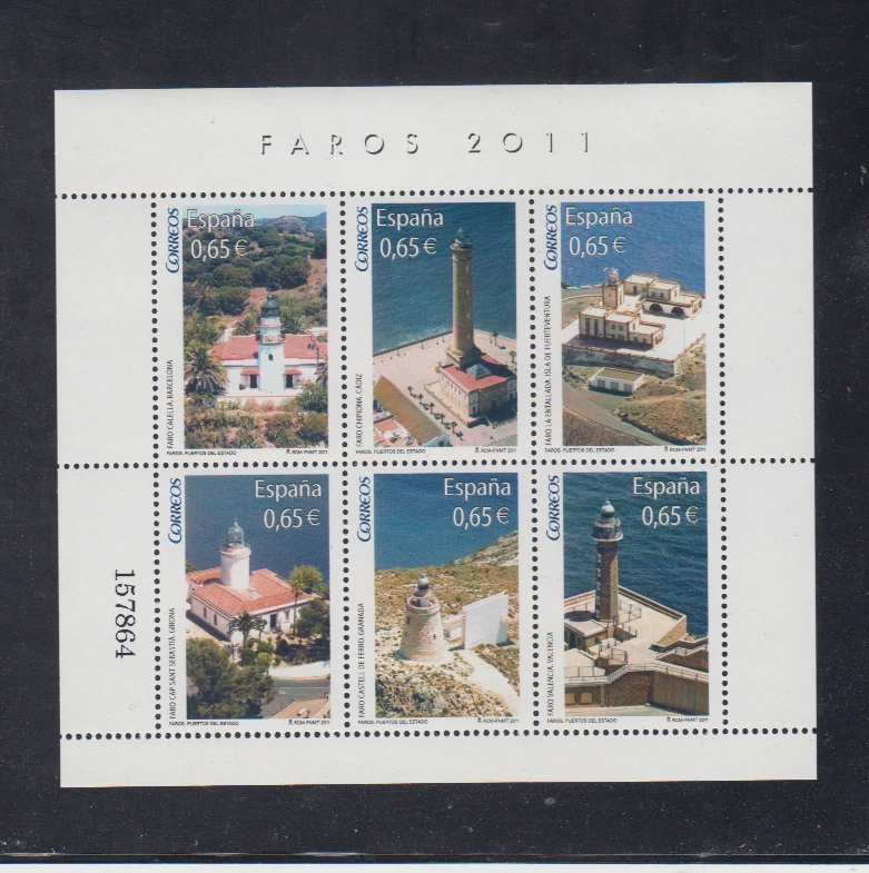 ESPAÑA (2011) SPAIN NUEVO MNH EDIFIL 4646 FAROS - Imagen 1 de 1