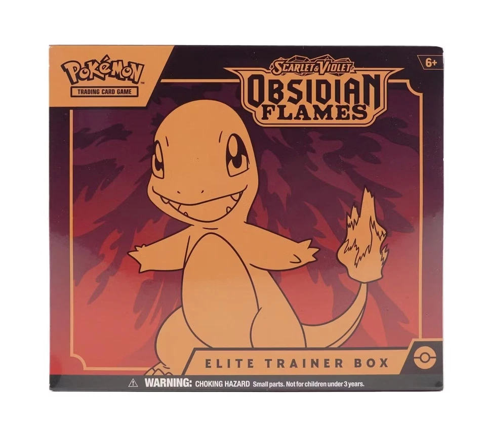 Pokémon: Scarlet & Violet 3: Obsidian Flames Elite Trainer Box - 9 Packs