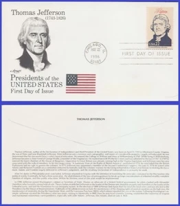 USA3 #2216c U/A ARTMASTER FDC 3rd Thomas Jefferson - Bild 1 von 1