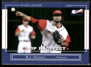 RJ Alvarez 2014 Texas League Top Prospect Set - Picture 1 of 2