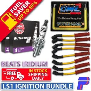 Spark Plugs & Leads Cables for Holden HSV LS1 V8 Commodore Calais VT VU VY VX VZ - Picture 1 of 6