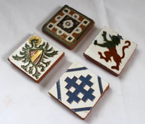 4 Antique Spanish Mission Tile Arista tile Toledo Spain - Picture 1 of 7