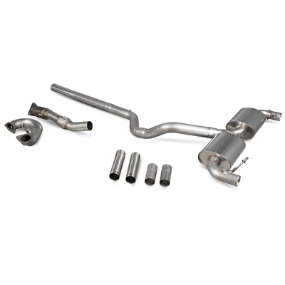 Renault 06-12 Scorpion 3" Turbo-Back Scarico Non Res Sport Cat Punta Speciale - Immagine 1 di 4