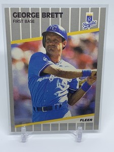 1989 Fleer George Brett Kansas City Royals #277
