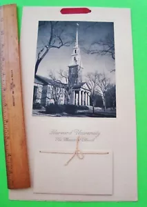 Universidad de Harvard 1956 - iglesia conmemorativa - calendario sin usar + bonificación casi como nueva - Imagen 1 de 7