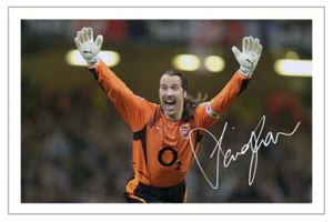 DAVID SEAMAN signiertes Autogramm FOTO Fan Geschenk Signaturdruck ARSENAL Fußball - Bild 1 von 1