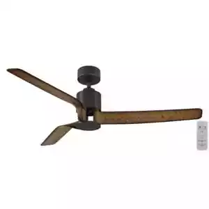 HDC Chaville 56 in. Indoor/Outdoor Matte Black Ceiling Fan w/Remote Control - Picture 1 of 4
