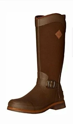 Women's Equestrian Muck Boots Chocolate/Brown Size 7's - Image 1 of 3