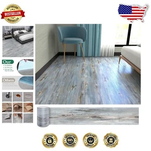 Durable 72-Pack Waterproof Vinyl Floor Tiles - Mediterranean, Easy Installation - Picture 1 of 11