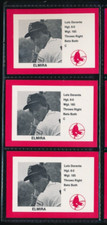 Lot (3) 1987 Cain Elmira Pioneers #14 Luis Dorante Player Lot (GX21) SWSW7