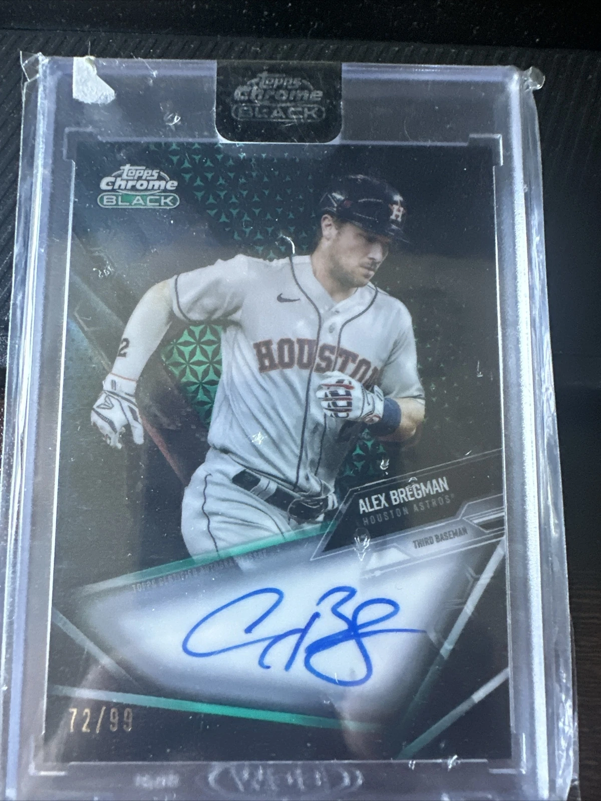 Alex Bregman 2020 Topps Chrome Black Green Refractor Autograph /99 🔥🔥