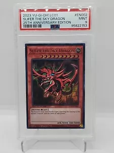 PSA 9 MINT Slifer the Sky Dragon LC01-EN002 Legendary Collection Limited Ed - Picture 1 of 2
