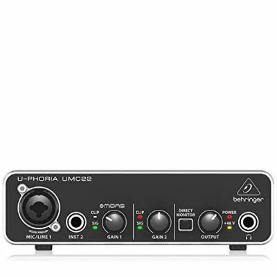 Behringer UMC22 Computer Audio Interface - Image 1 of 4
