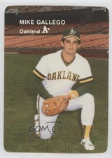 1985 Mother's Cookies Oakland Athletics Stadium Giveaway Mike Gallego #24