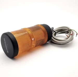 Werma 840.085.00 840.300.00 Amber Stack Light 2-Layer, 12-230V AC/DC, Base Mount - Picture 1 of 5