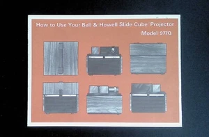 Original Bell & Howell Slide Cube Projector 977Q Instruction Manual - Picture 1 of 2