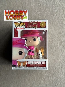 Funko Pop Vinyl Figure Royals The Royal Family Queen Elizabeth 11 With Corgi Dog - Picture 1 of 5