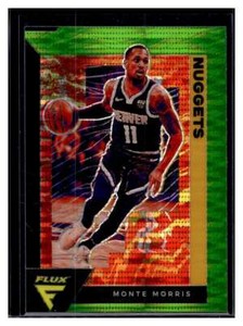 2020-21 Panini Flux Green Pulsar Prizm #48 Monte Morris Target