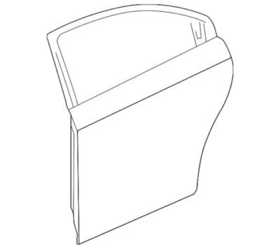 Genuine GM 2008-2012 Chevrolet Malibu Driver Side Rear Door 15894778 - Imagem 1 de 2