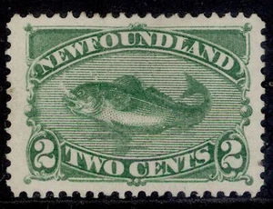 CANADA - Newfoundland QV SG46, 2c yellow-green, UNUSED. Cat £75. - Picture 1 of 1