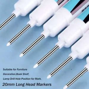 Home Decor Long Head Markers Hareware Processing Marker Pen Deep Hole Marker - Picture 1 of 15