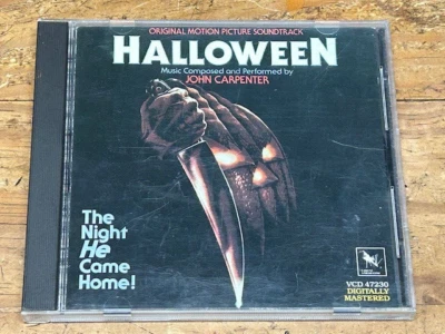 John Carpenter - Halloween (Original Soundtrack) CD. Rare 1985 Japan VCD 47230. - Image 1 of 4