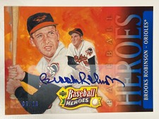 2005 Upper Deck Baseball Heroes Signatures Brooks Robinson #10 auto /20 HOF