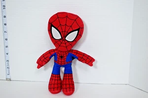 Mattel Marvel Spiderman Plush Stuffed Doll Spider-Man 10” Big Head, Web Wings - Picture 1 of 6