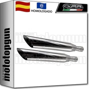 GPR TUBO DE ESCAPE HOMOLOGADO SLASH INOX HARLEY DAVIDSON SPORTSTER 883 2004 04 - Imagen 1 de 2