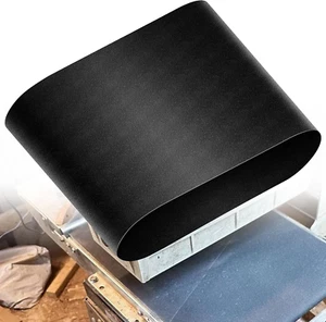 Wood Drum Sander Replacement Conveyor Feed Belt, Black, Compatible with JET & Pe - Picture 1 of 12